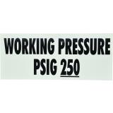 Working Pressure