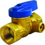 Brass Ball Valve w/Side Tap 5 PSIG